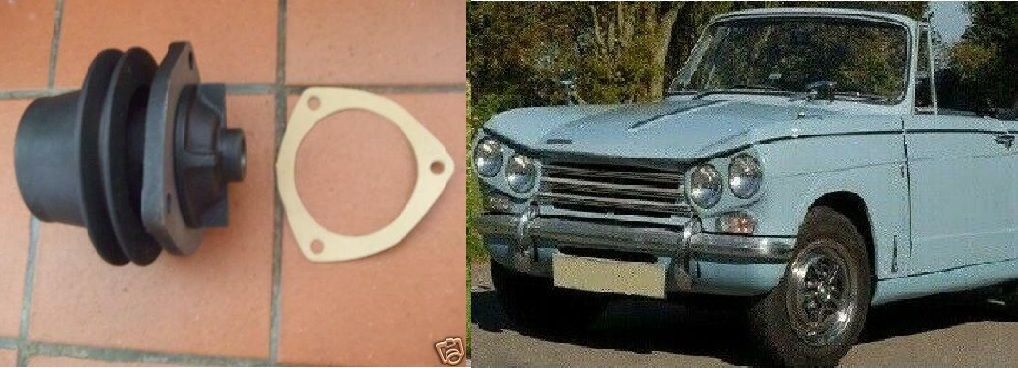 WATER PUMP & GASKET (Triumph Vitesse) (1600cc & 2.0 Litre) (1962- 71)